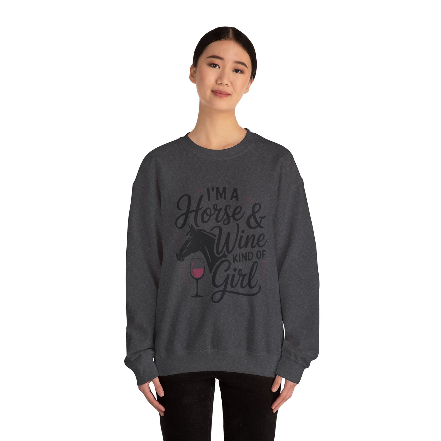 Horse & Wine Crewneck Sweatshirt