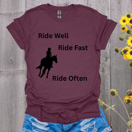 Ride Well, Ride Often Softstyle T-Shirt