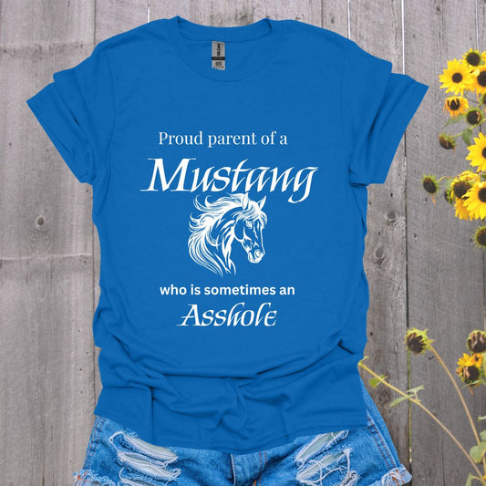 Proud Mom to a Mustang Unisex Softstyle T-Shirt