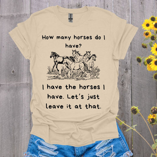 How Many Horses Softstyle T-Shirt