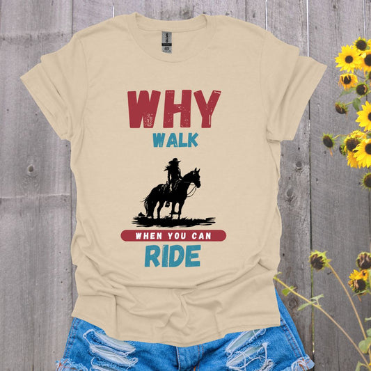 Why Walk Horse T-Shirt