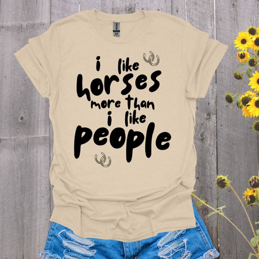 Horses Better Than People T-Shirt