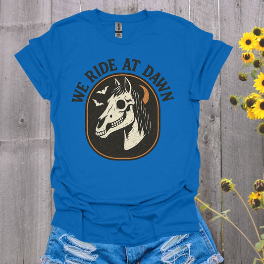 We Ride At Dawn Horse T-Shirt