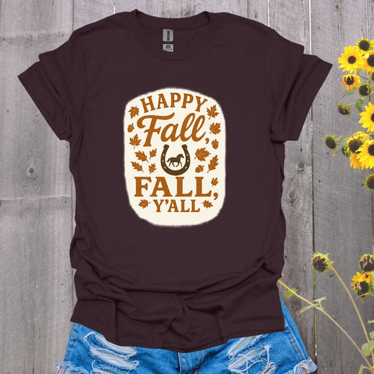 Happy Fall Horse T-Shirt