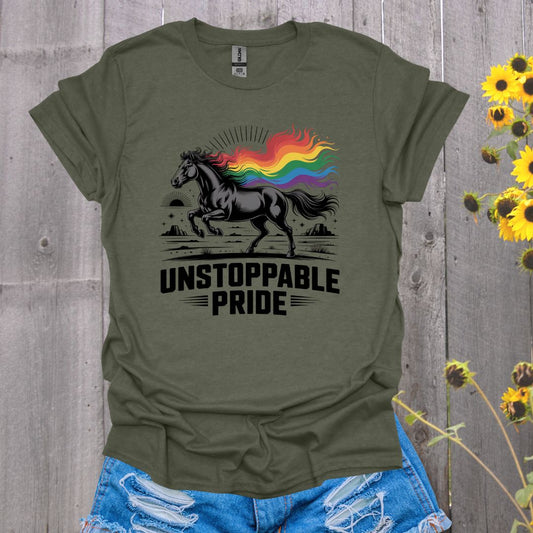 Unstoppable Pride Horse T-Shirt