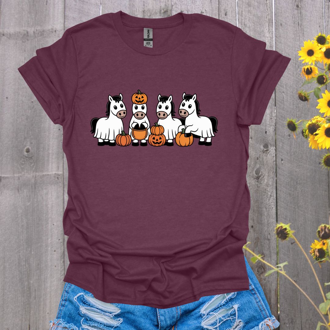 Ponies and Pumpkins Horse T-Shirt