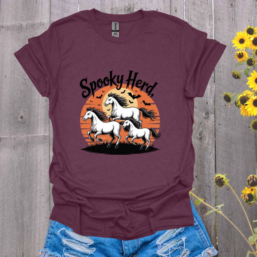 Spooky Herd Horse T-Shirt