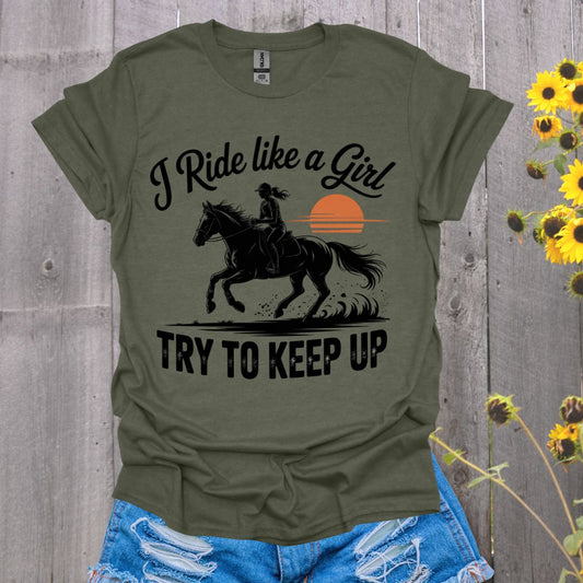 Ride Like a Girl Horse T-Shirt