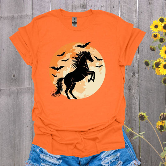 Halloween Moon Horse T-Shirt