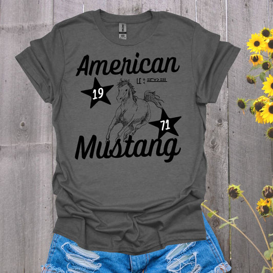 American Mustang Horse T-Shirt