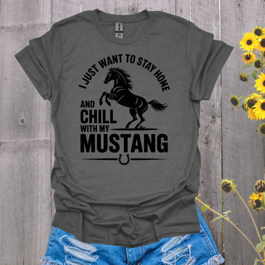 Chill Mustang Horse T-Shirt