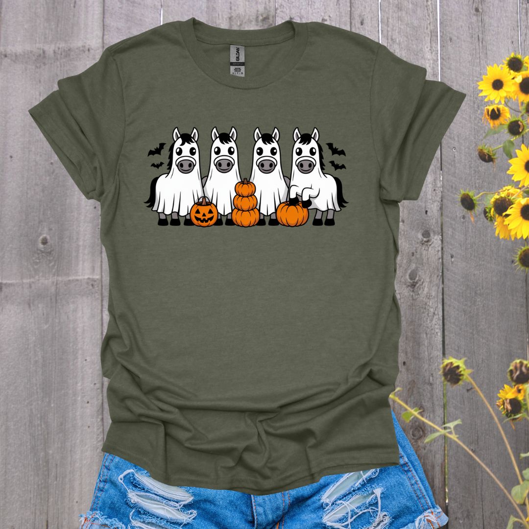 Cute Ghost Horse T-Shirt