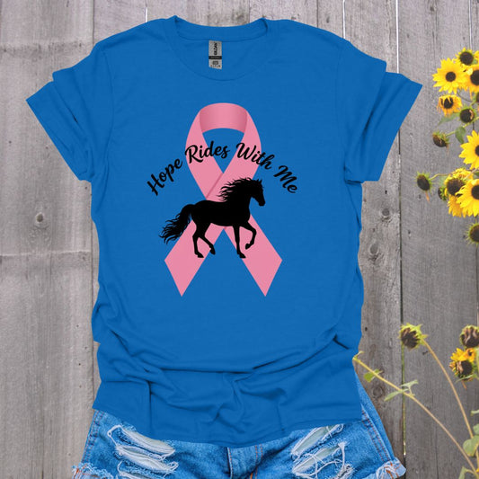Hope Rides With Me Horse T-Shirt