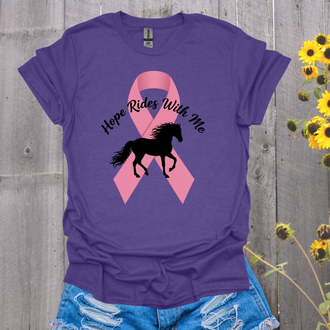 Hope Rides With Me Horse T-Shirt