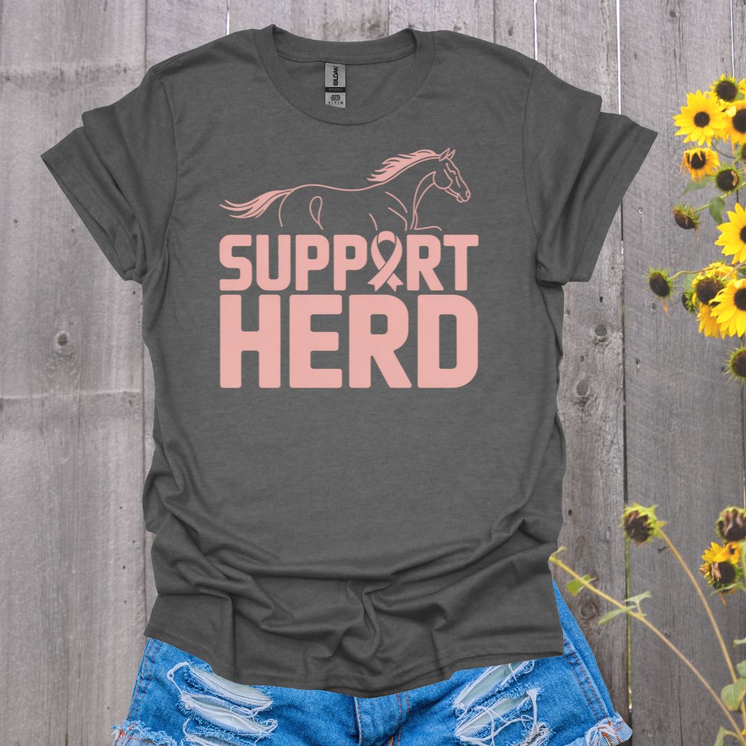 Support Herd Breast Cancer T-Shirt