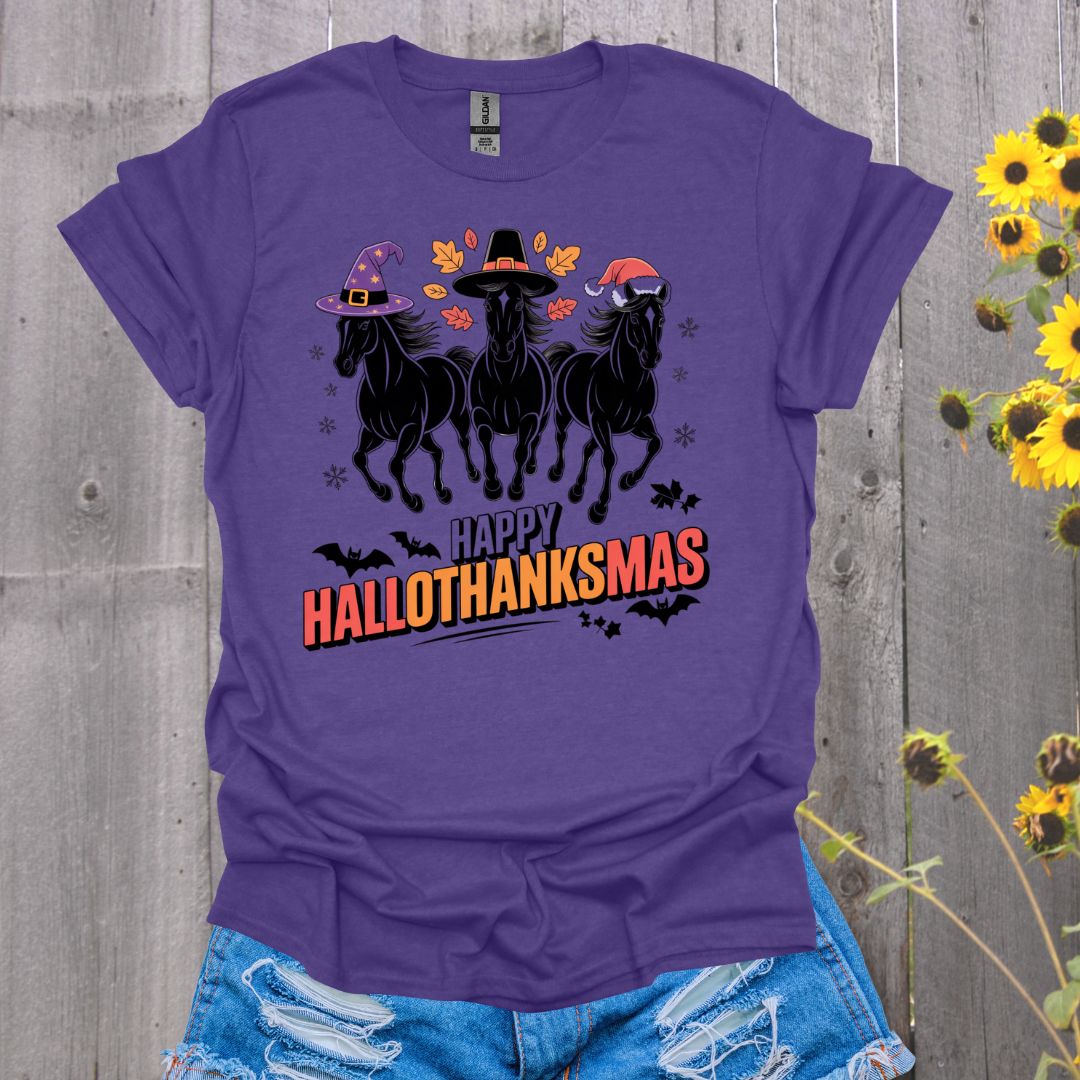 Happy Holiday Horse T-Shirt