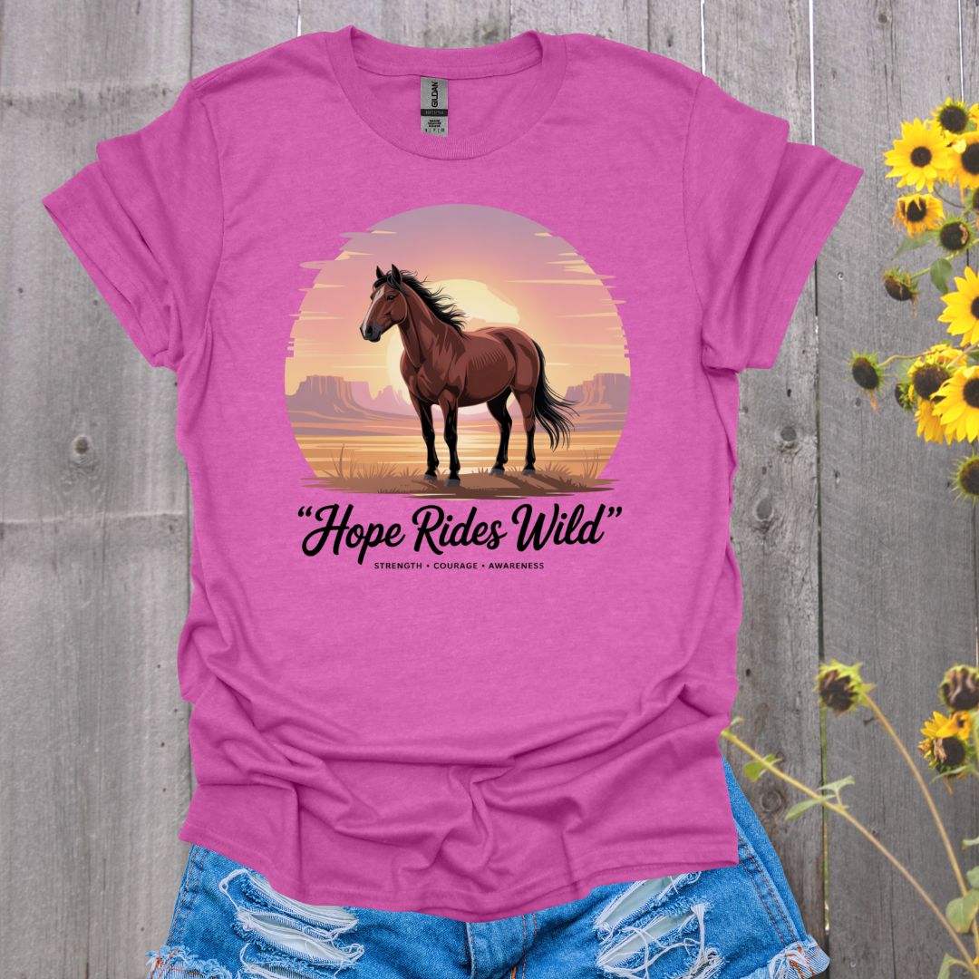 Hope Horse Breast Cancer T-Shirt