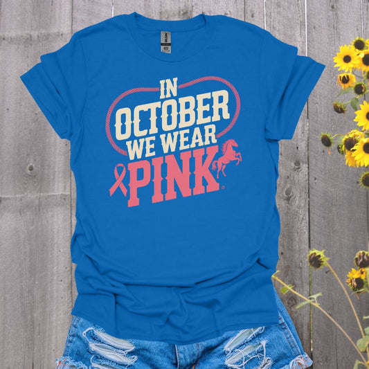 We Wear Pink Breast Cancer T-Shirt