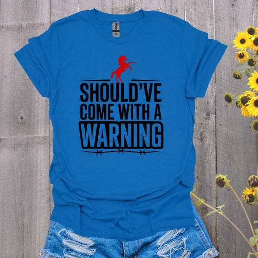 Warning Horse T-Shirt