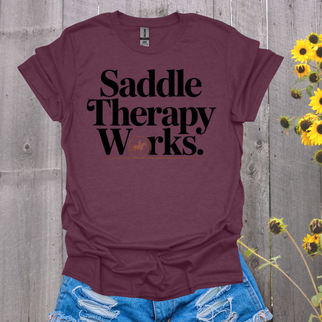 Saddle Therapy Horse T-Shirt