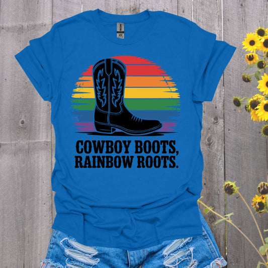 Rainbow Boots Horse T-Shirt