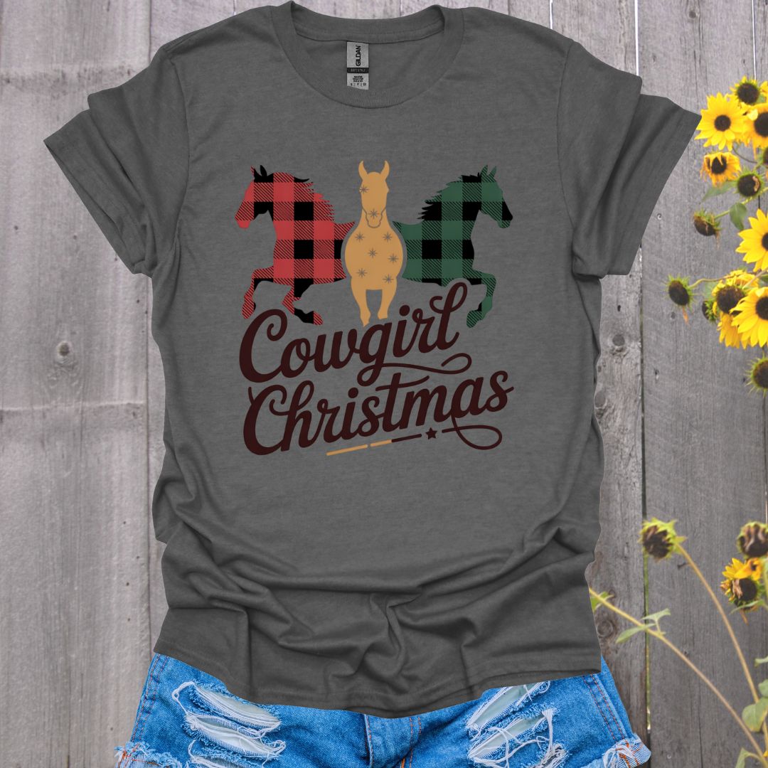 Cowgirl Christmas II Horse T-Shirt