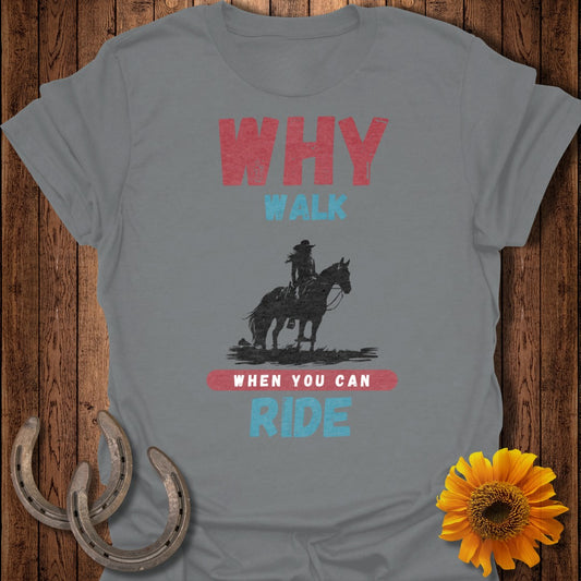 Why Walk Horse Softstyle T-Shirt