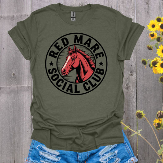 Red Mare Social Club Horse T-Shirt