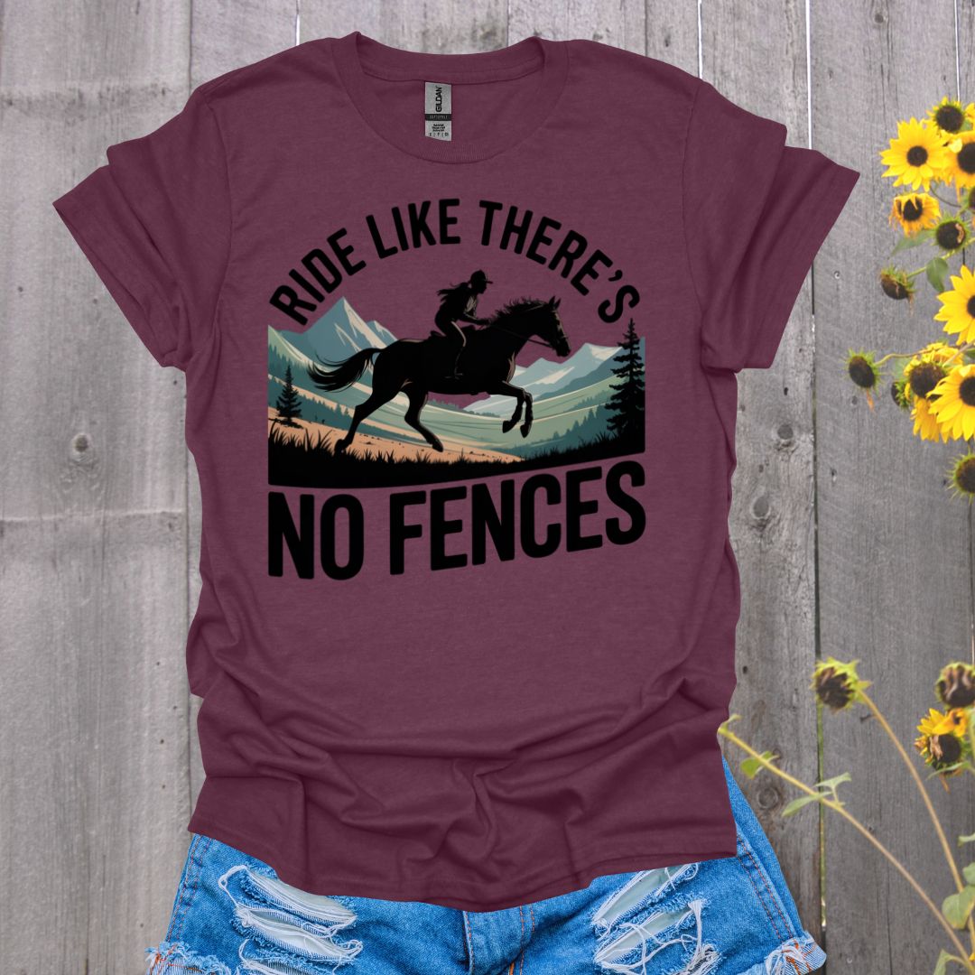 No Fences Horse T-Shirt