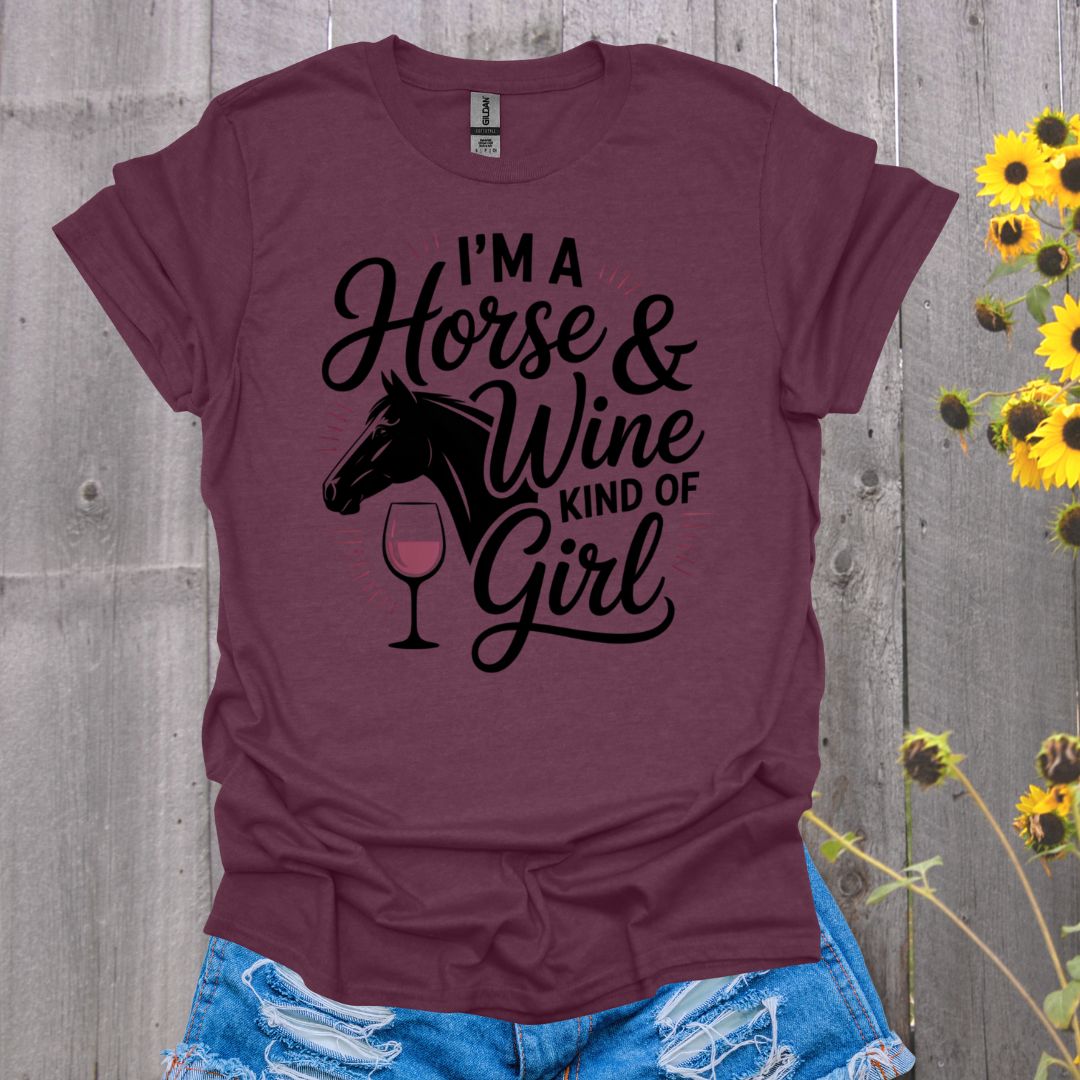 Horses and Wine Softstyle T-Shirt