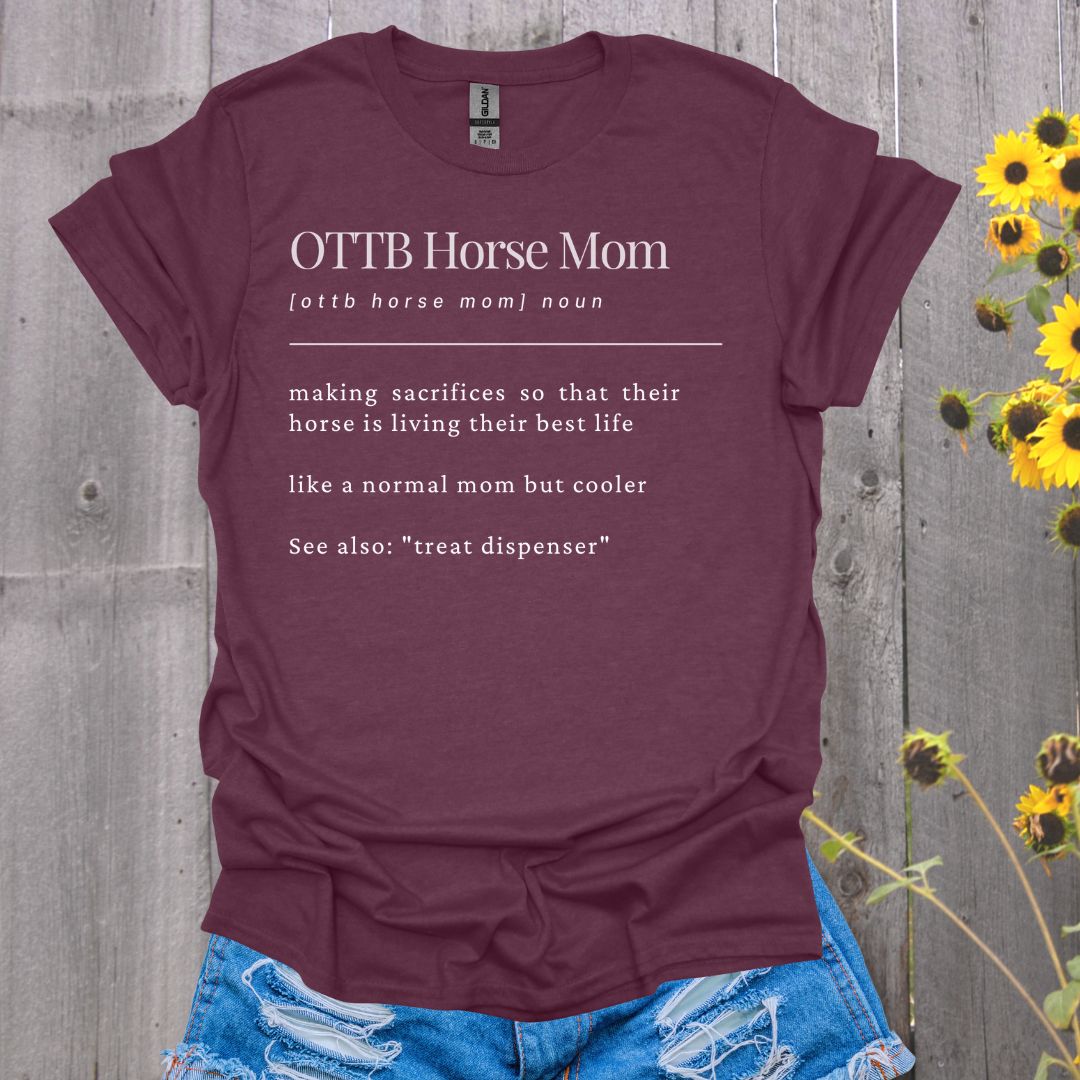OTTB Horse Mom Softstyle T-Shirt
