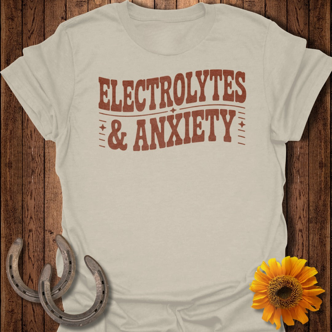 Electrolytes And Anxiety Graphic Tee Shirt for Casual Wear