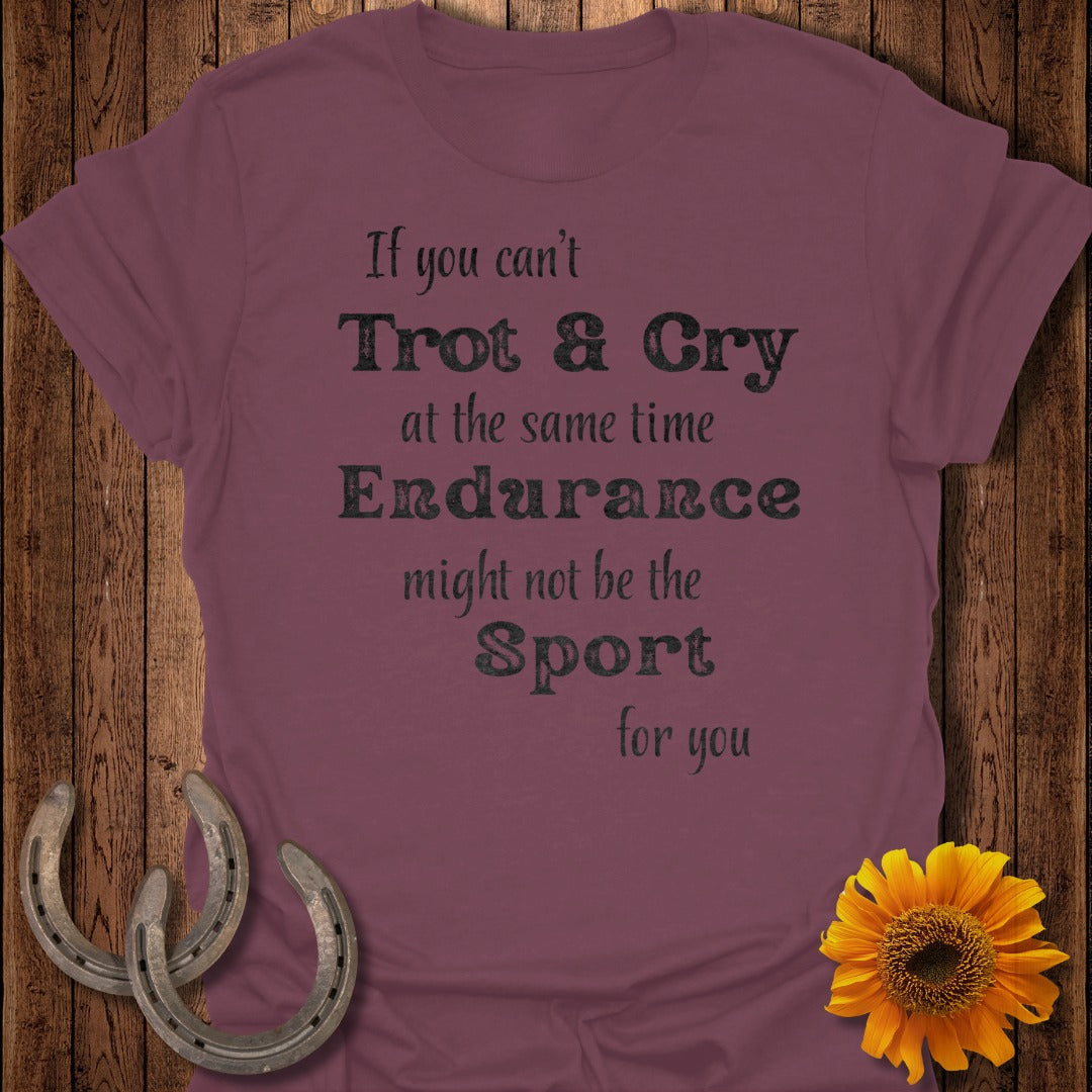 Trot and Cry Endurance Rider Softstyle T-Shirt