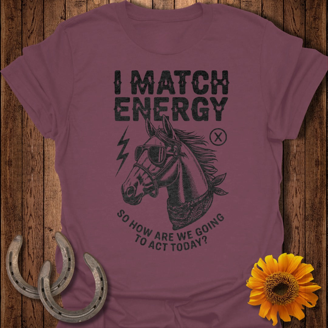 I Match Energy Horse T-Shirt