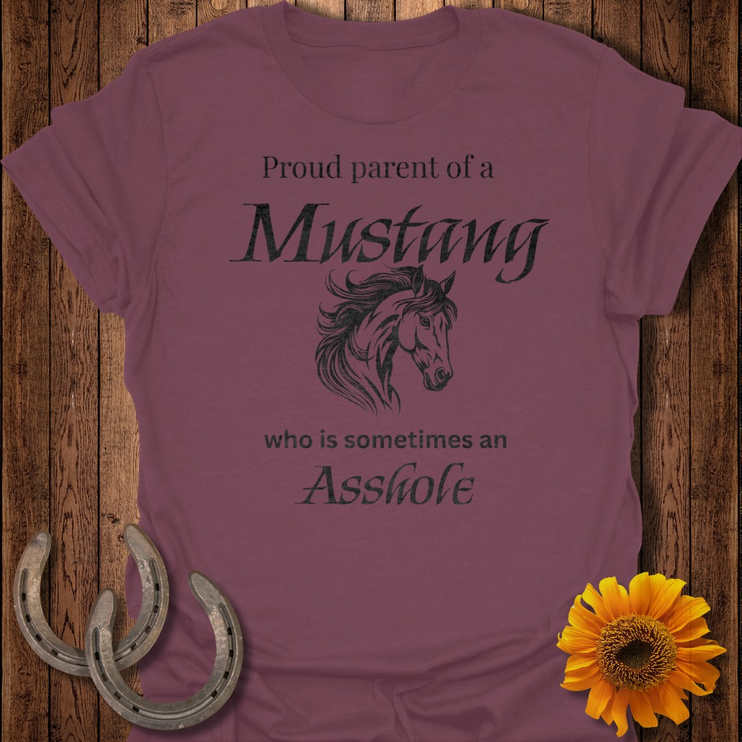 Proud Mom to a Mustang Unisex Softstyle T-Shirt