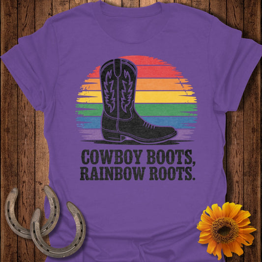 Rainbow Boots Horse T-Shirt