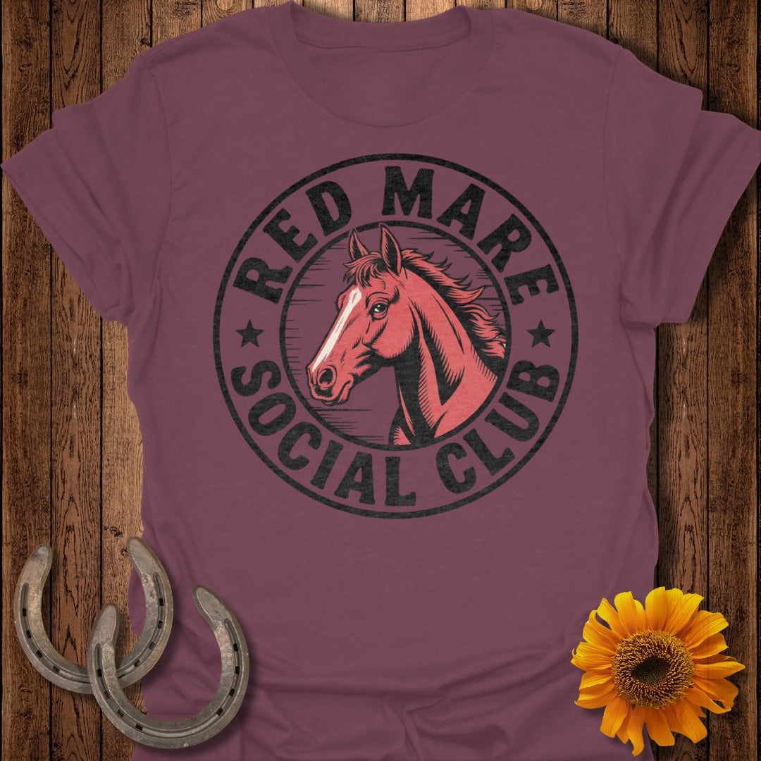 Red Mare Social Club Horse T-Shirt