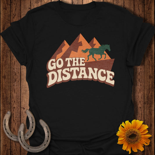 Go The Distance Horse and Mountains Shirt