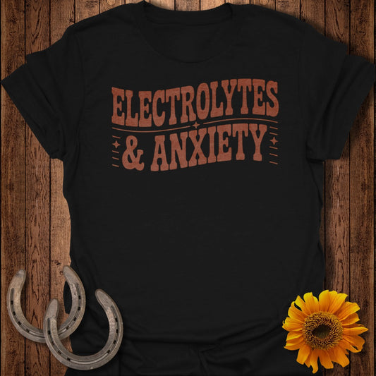 Electrolytes and Anxiety Graphic T-Shirt Casual Wear
