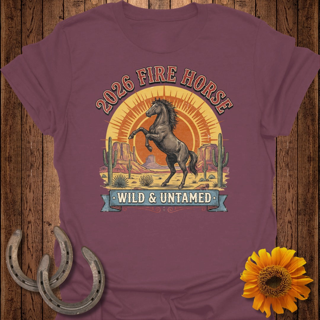 2026 Fire Horse Wild & Untamed Graphic Shirt