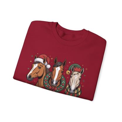 Ho Ho Ho Horse Crewneck Sweatshirt