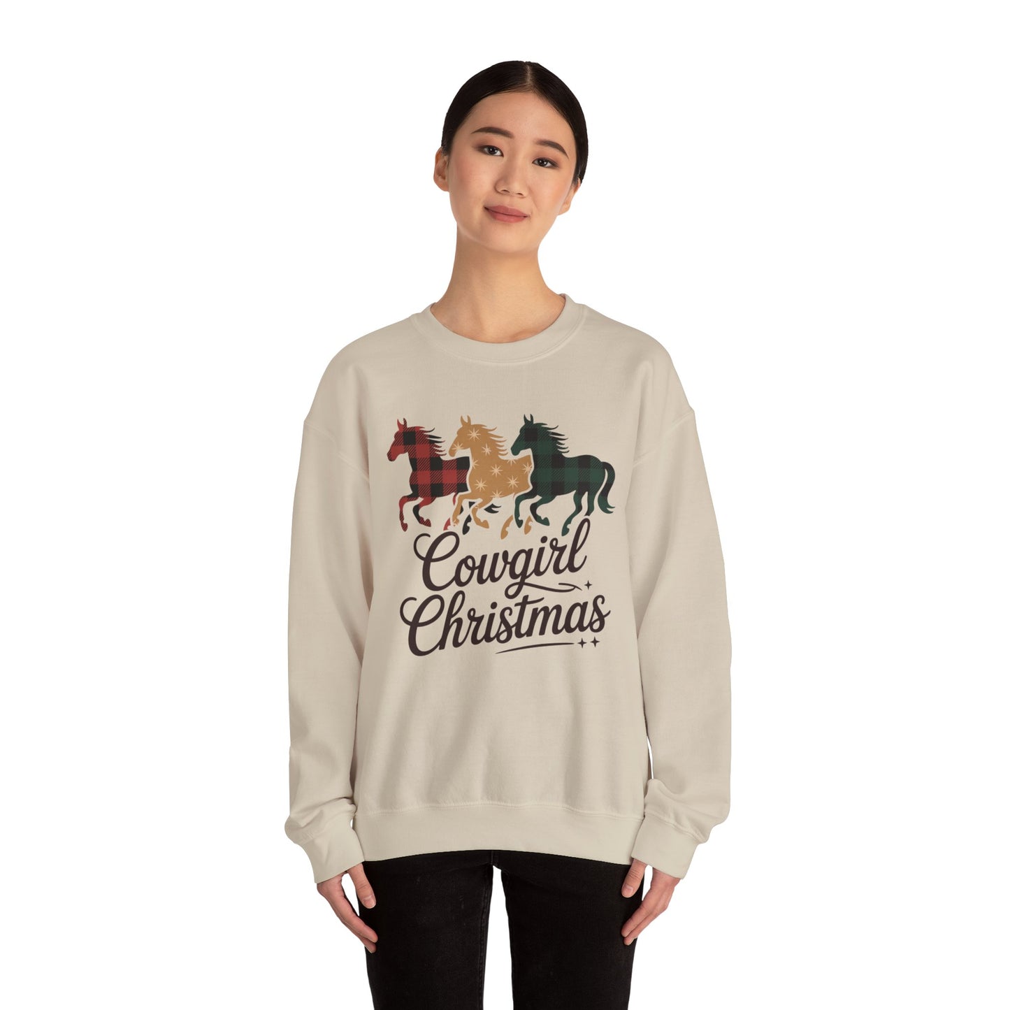 Cowgirl Christmas Crewneck Sweatshirt