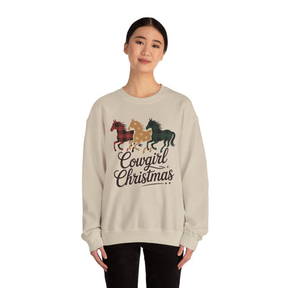 Cowgirl Christmas Crewneck Sweatshirt