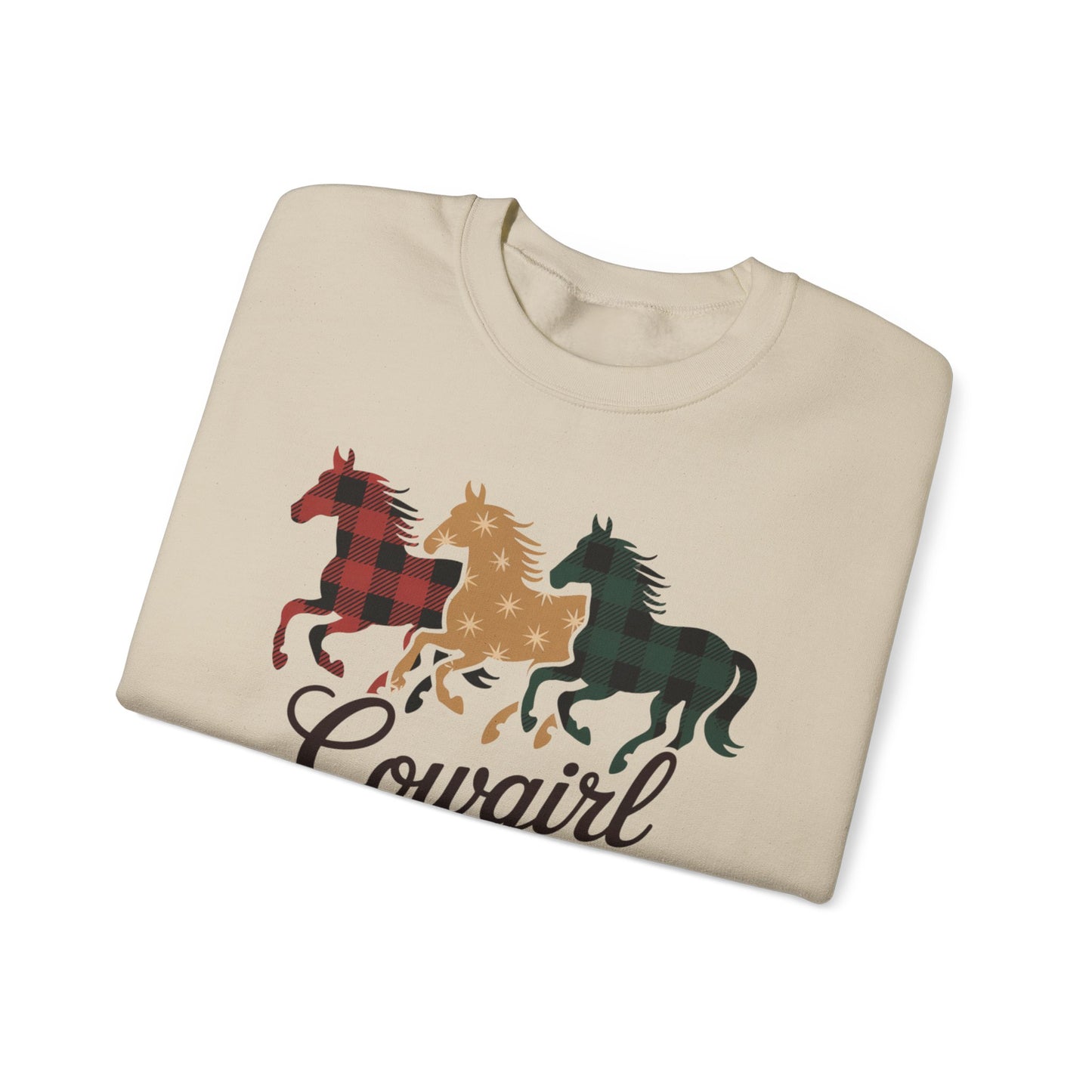 Cowgirl Christmas Crewneck Sweatshirt