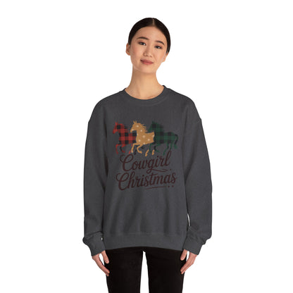 Cowgirl Christmas Crewneck Sweatshirt