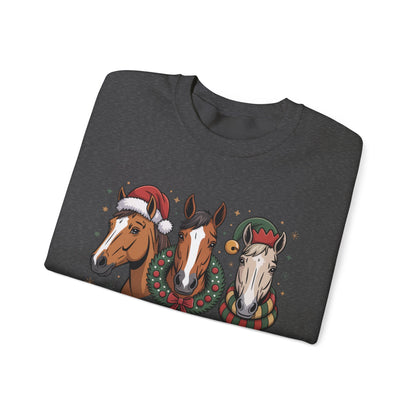 Ho Ho Ho Horse Crewneck Sweatshirt