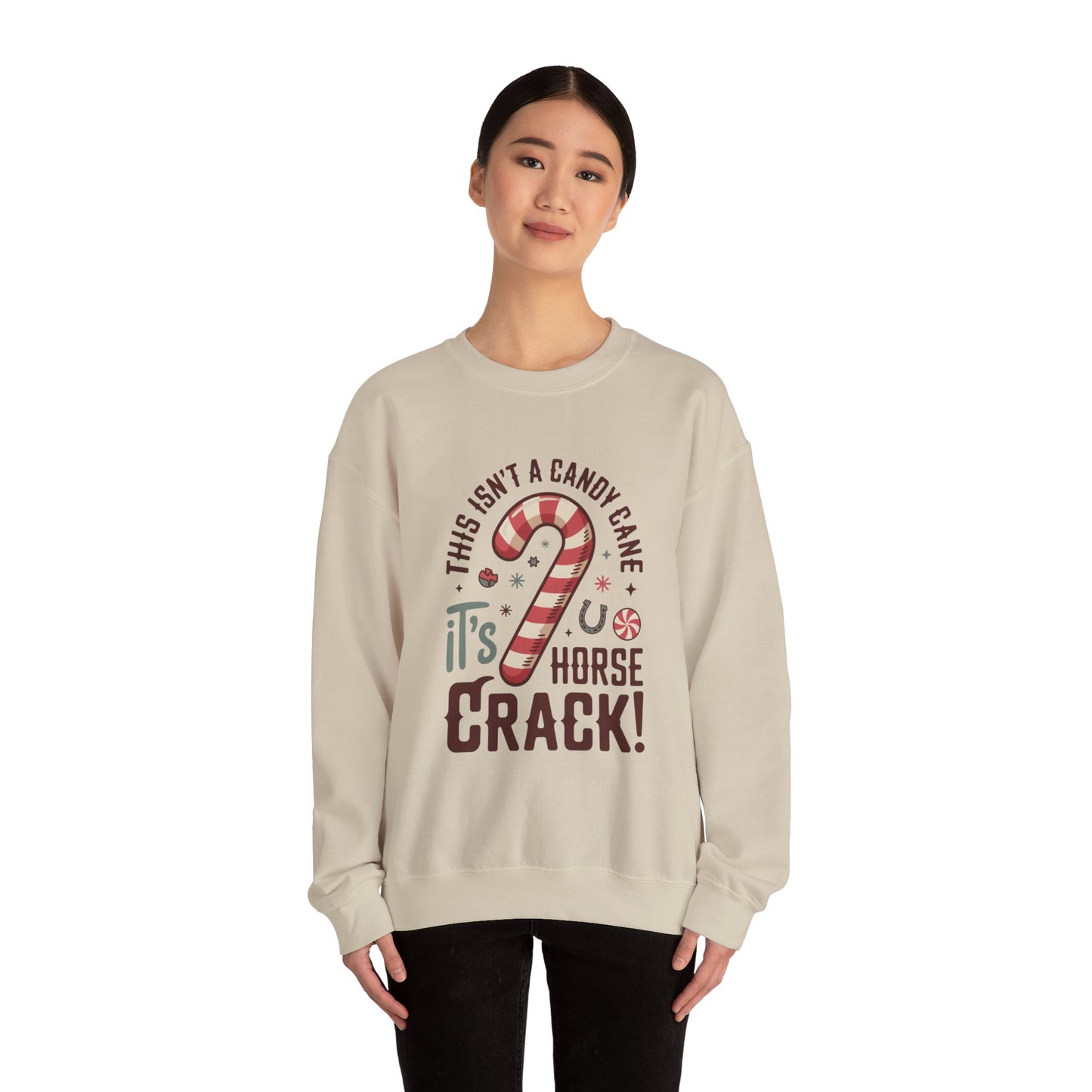 Horse Crack Crewneck Sweatshirt