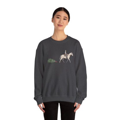 Horse and Tree Crewneck Sweatshirt