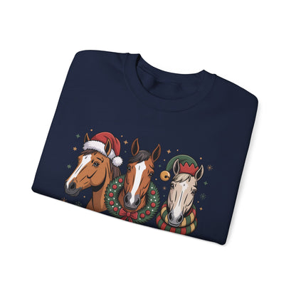 Ho Ho Ho Horse Crewneck Sweatshirt