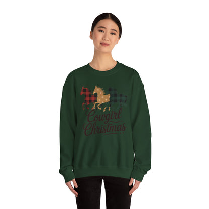 Cowgirl Christmas Crewneck Sweatshirt
